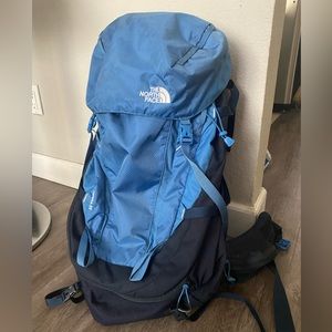 The North Face Terra 55 youth backpacking backpack - used just once!